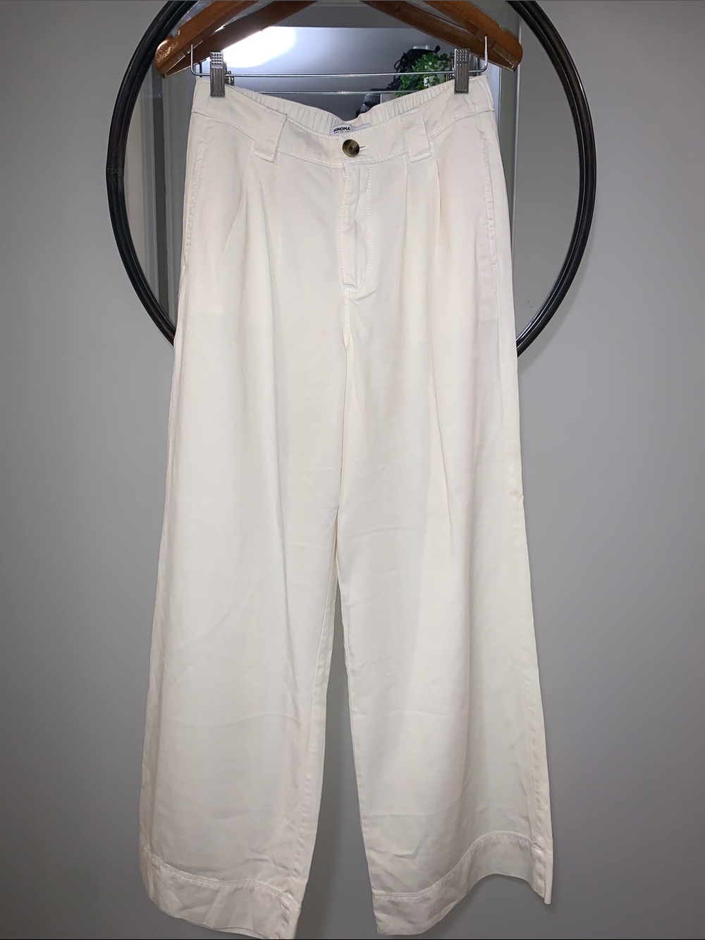 Sonoma women’s Wide-Leg White Pants